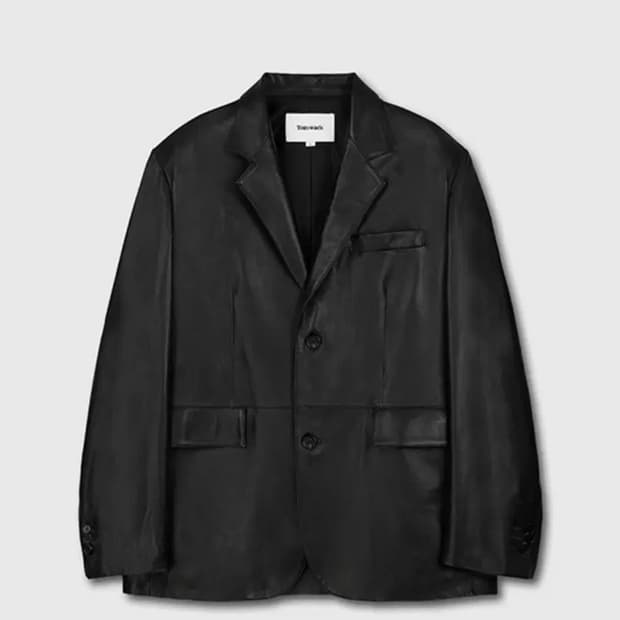 토니웩 레더 블레이저 M