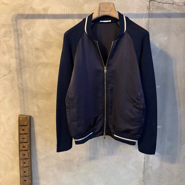 자노네 짚업 블루종 55~66