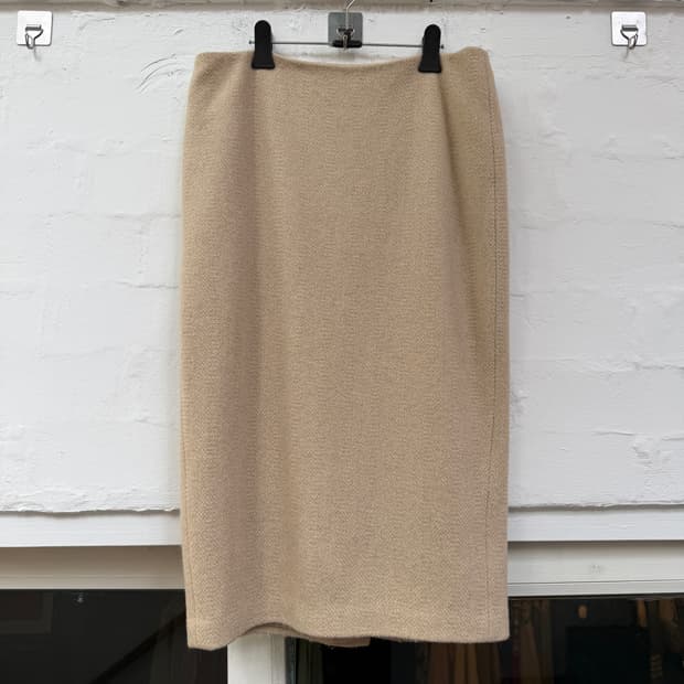 Ralph Lauren 랄프로렌 울 스커트 베이지 6