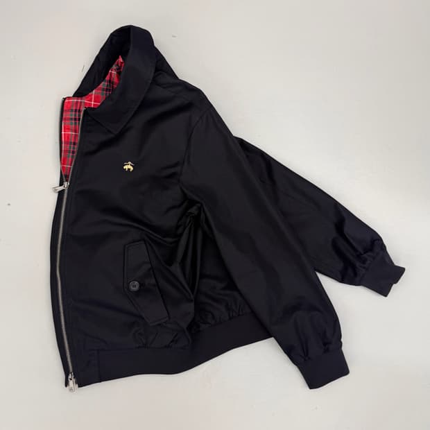 브룩스브라더스 루즈핏 코튼 클래식 봄버 자켓