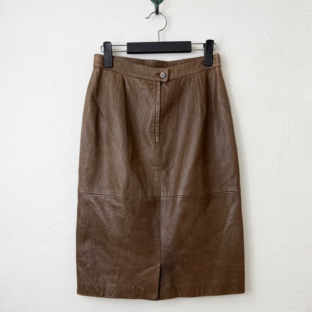 90s 발렌티노 레더 스커트