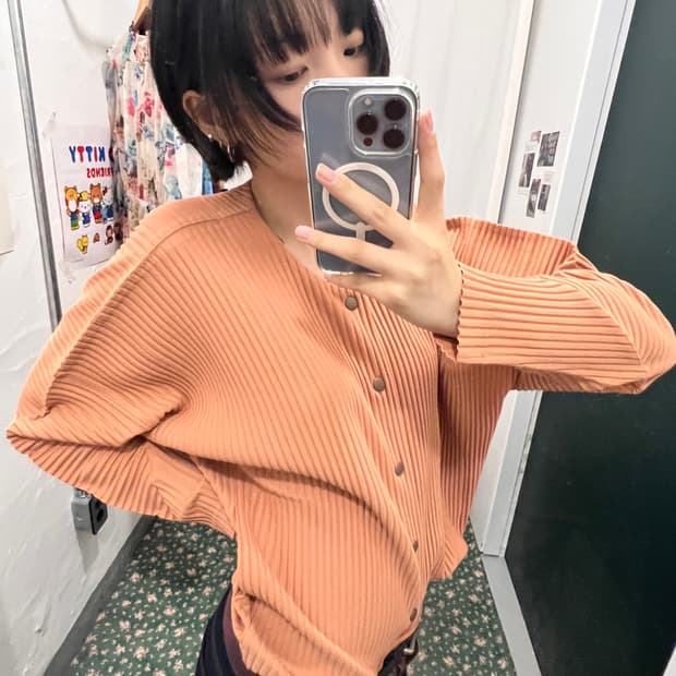 플리츠플리즈 이세이미야케 노카라 라운드넥 자켓