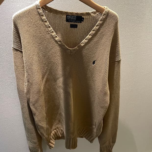 빈티지 폴로 니트