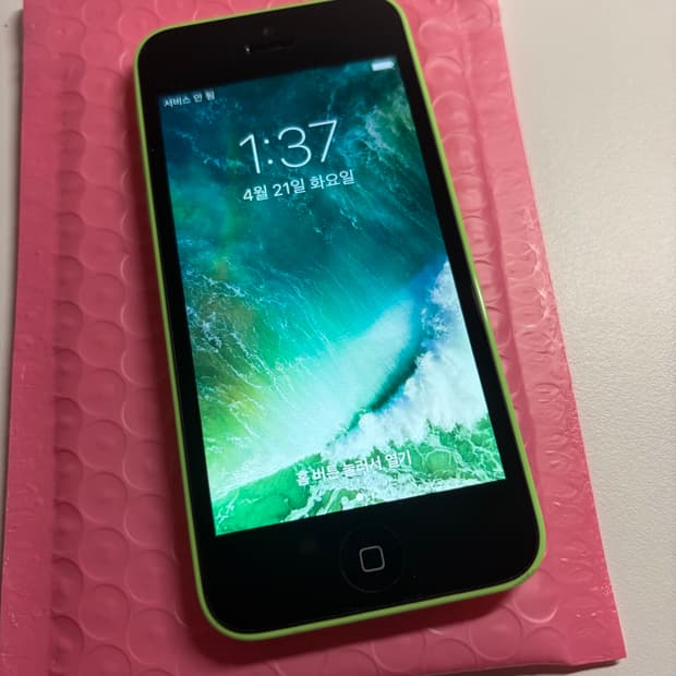 [5월6일 예약판매분] 아이폰 5c 그린 16기가 #3302