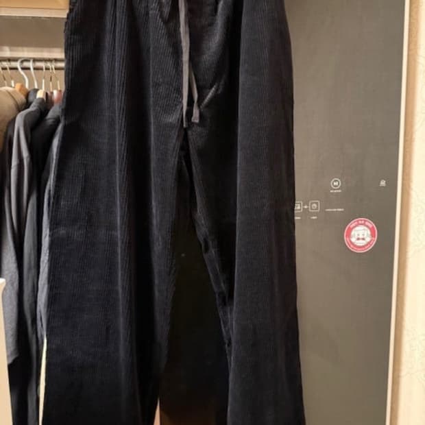 코모리 comoli 코듀로이 드로 스트링 팬츠