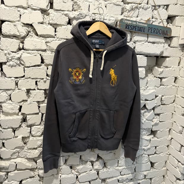 폴로 빈티지 골드포니 후드집업