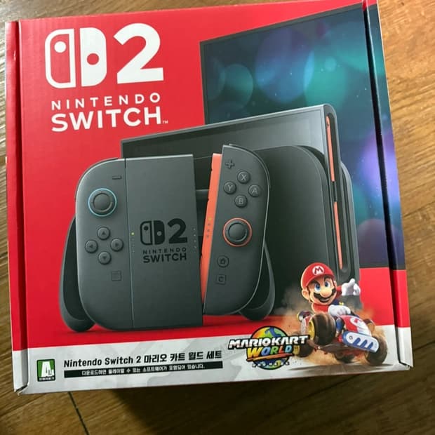 닌텐도 스위치2 마리오 카트 월드 세트 미개봉 
