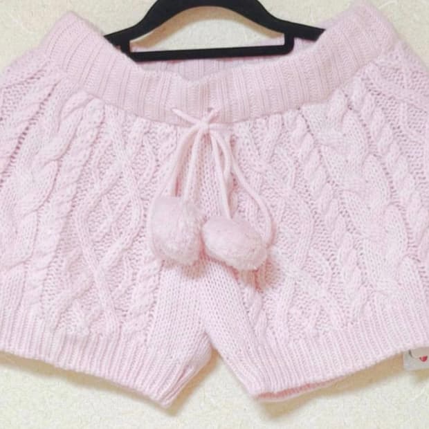 트랄라라 tralala 핑크 폼폼이 팬츠 큐롯 니트 라떼갸루 히메갸루