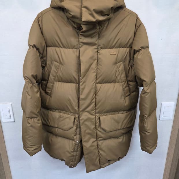 라코스테 미들 다운파카 패딩 한국사이즈 L
