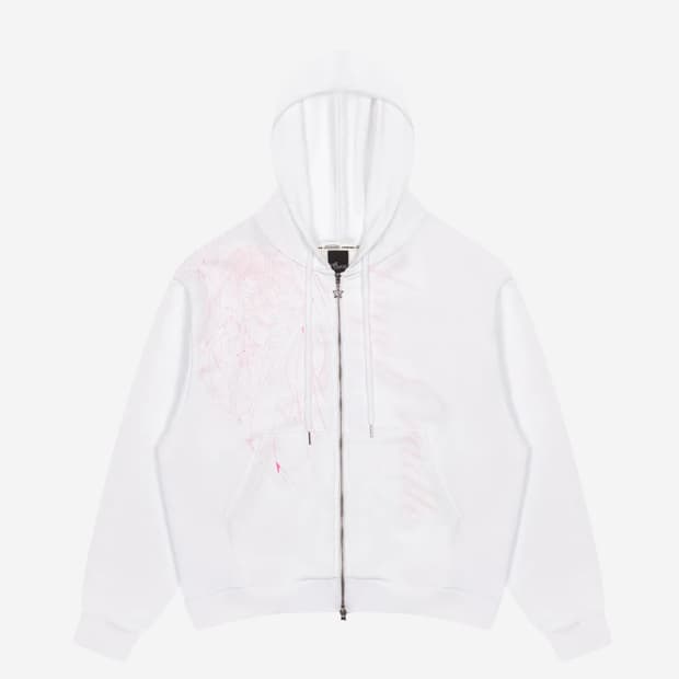 Luvistrue x Shugo Chara Hood Zipup White