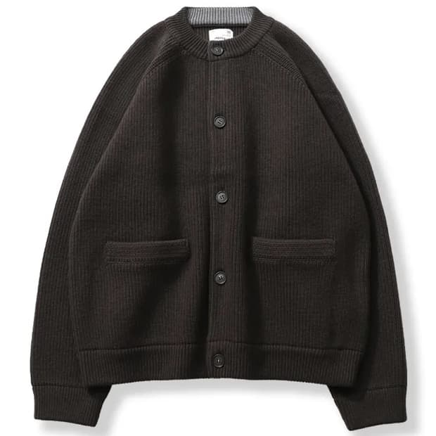 홀리선 아크네 가디건 올리브