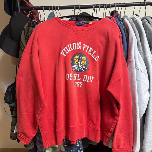 폴로 랄프로렌 남성 유콘 그래픽 스웻셔츠xl