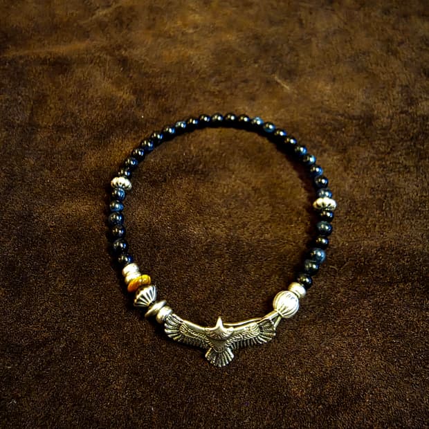 🦅 Silver 925 Eagle Stone Bracelet 🦅