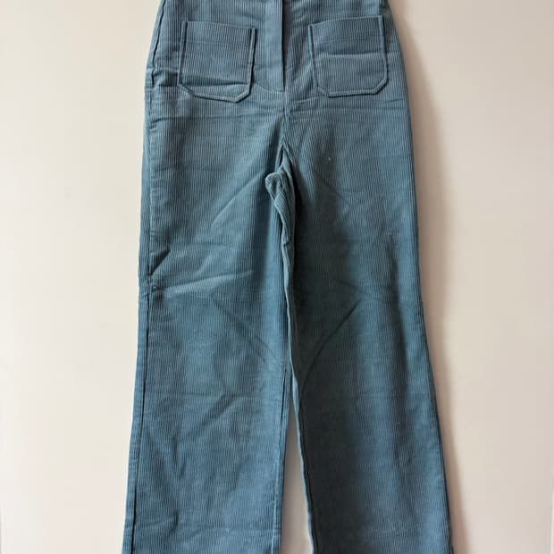 새상품 여자 코듀로이 와이드 팬츠 S