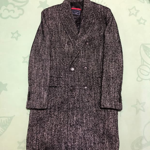 (초특가)편집샵 더블브레스트 헤링본코트/몽클레어 발망 프라다 우영미스톤