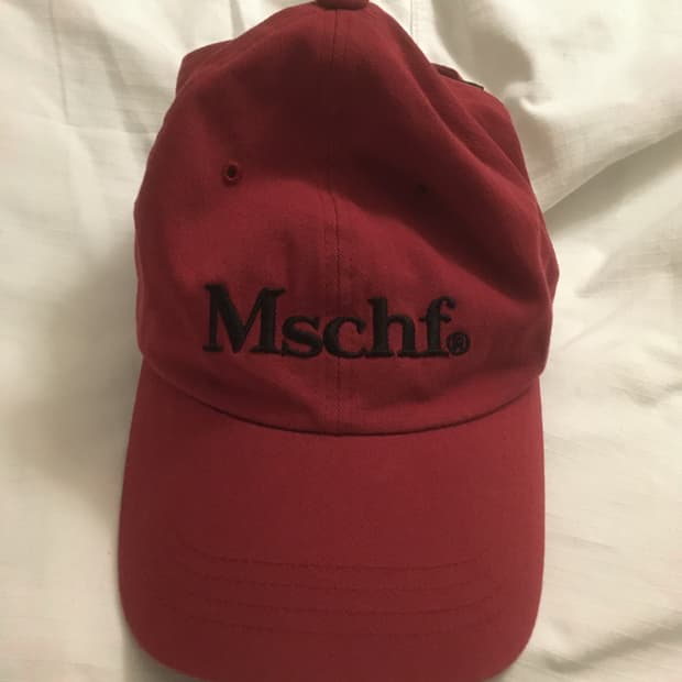미스치프 자수 로고 볼캡