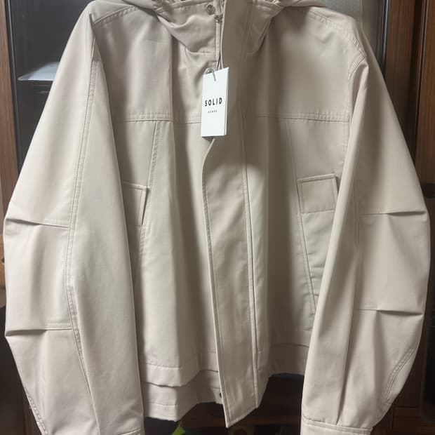 솔리드옴므 베이지 쉘파카 48