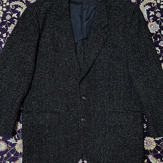 꼼데가르송 옴므 트위드 아카이브 울 블레이저