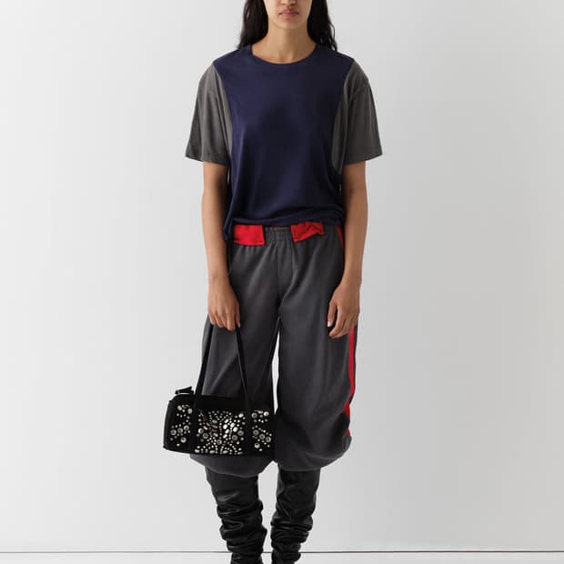 [XS,S]기마구아스 Emmanuelle 스웨트팬츠/그레이 레드