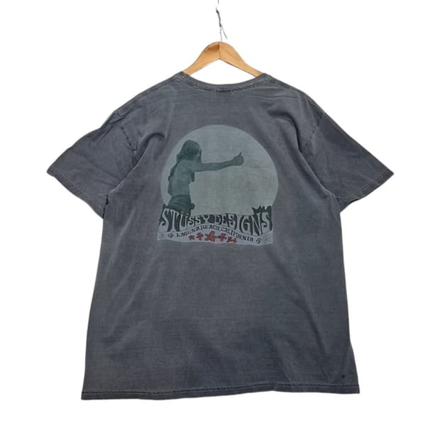 스투시 Designs 로고 반팔티