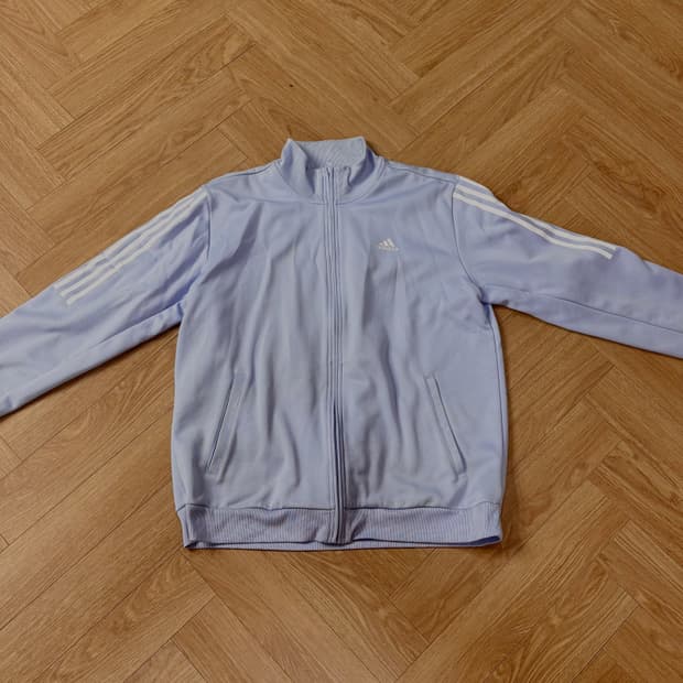 베이비블루 아디다스 트랙탑 져지 