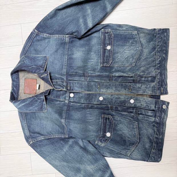 RRL 웨스트뷰 데님 트러커 L