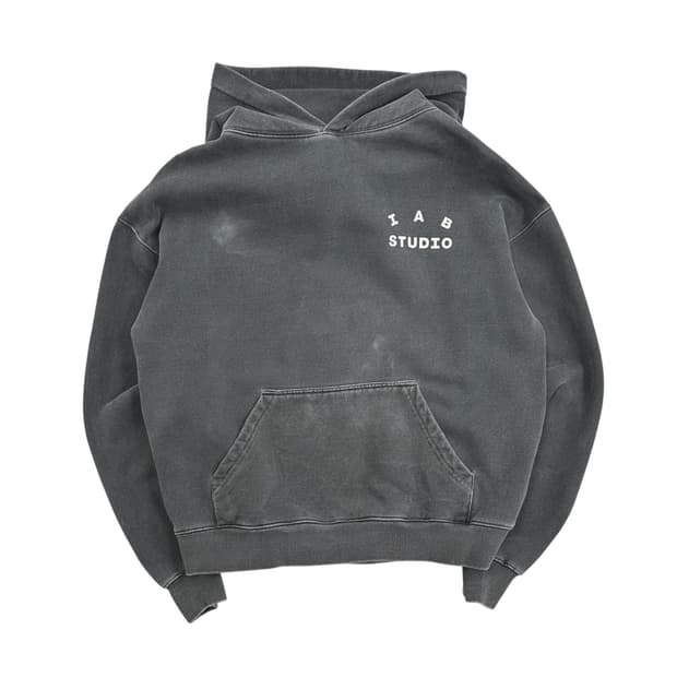 아이앱 스튜디오 후드티 그레이