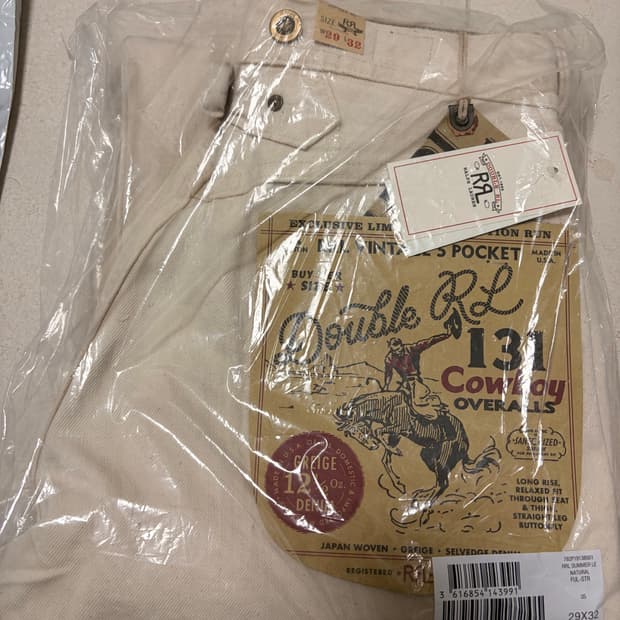 RRL 더블알엘 리미티드 빈티지파이브포켓 에크루 29/32