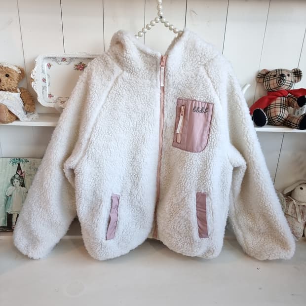 (리즈리사돌) 보아 플리스 후드 집업