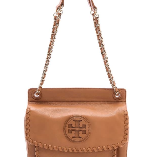 토리버치 브라운 가죽 체인 숄더백 [TORY BURCH] Brown Ma