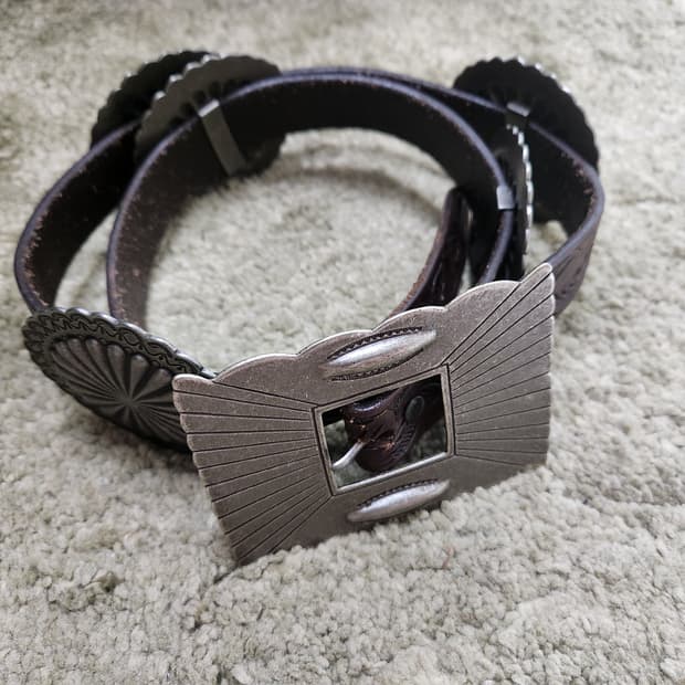 더블알엘 RRL 웨스턴 콘초 벨트 아카이브 유일매물