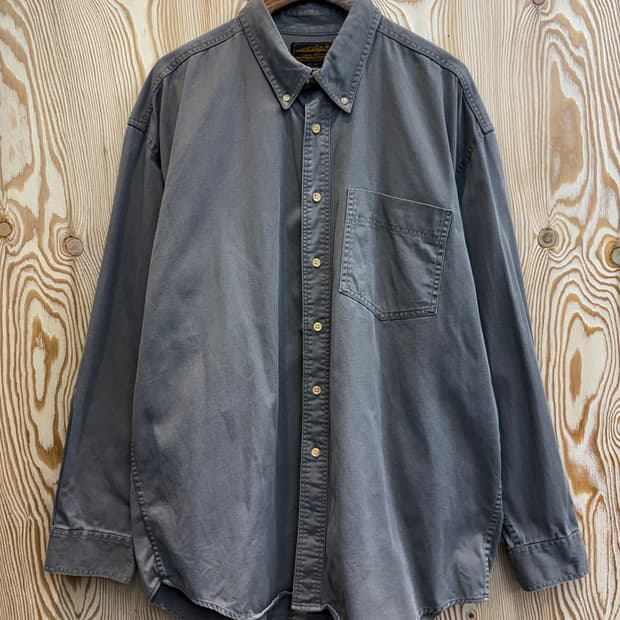 90s 에디바우어 원포켓 셔츠