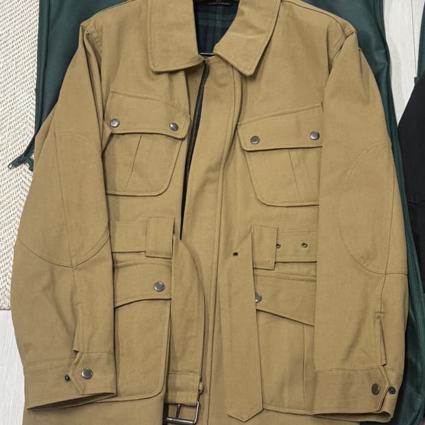론트 041 사파리 자켓 베이지 색상 XL