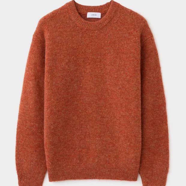 르마드 울 라운드 니트 오렌지 3 사이즈