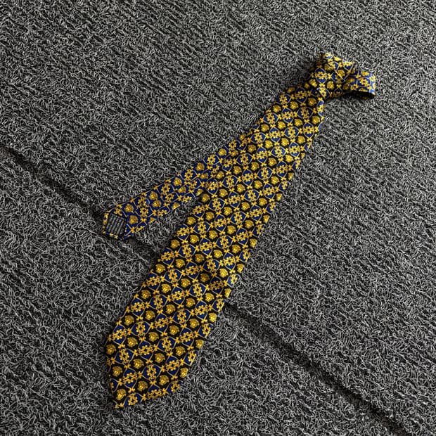 90s 지아니 베르사체 아카이브 메두사 패턴 넥타이 4161