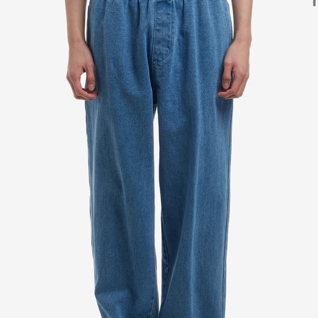 OBEY 데님 이지 팬츠 라이트 인디고 L