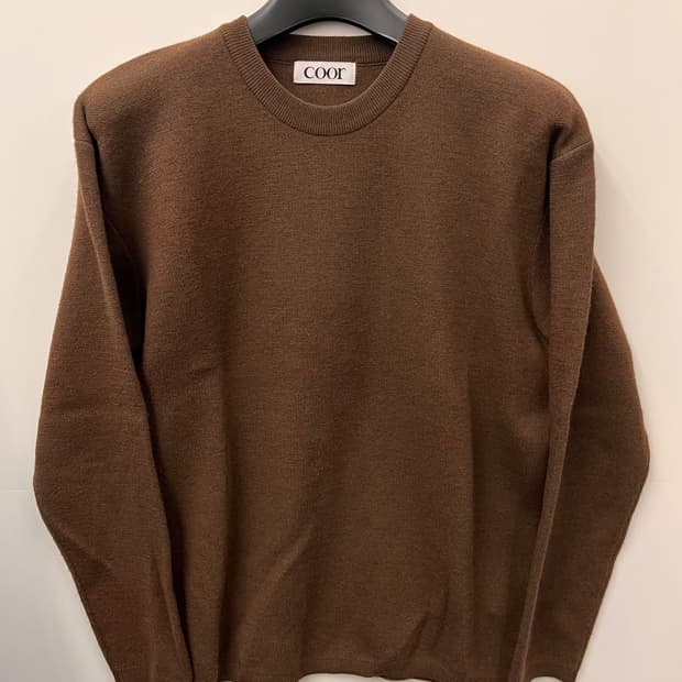 쿠어 COOR 브라운 울 니트 XL