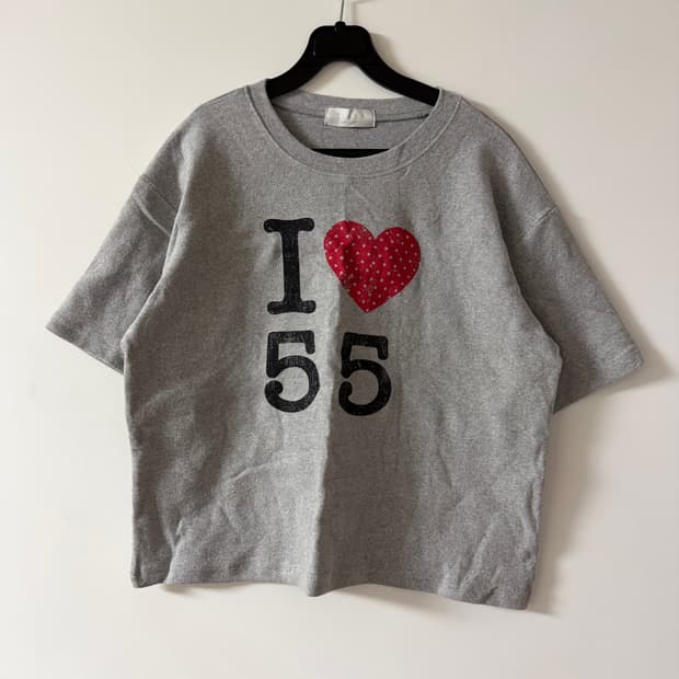 새상품 여자 기모 반팔