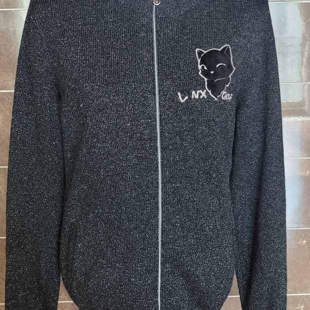 (여성85사이즈) 럭스 골프 집업 니트.가디건(울47레이온12)