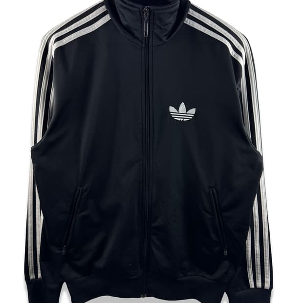 아디다스 검흰 트레포일 트랙탑져지2633