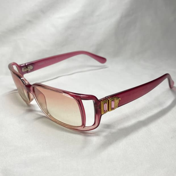 90s 빈티지 베르사체 선글라스 스퀘어 더블프레임