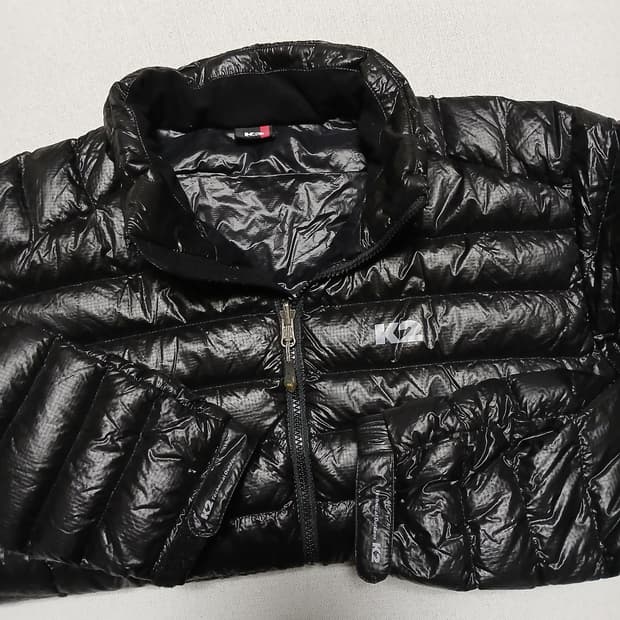 K2 구스다운 퀄팅 패딩 자켓 거위털