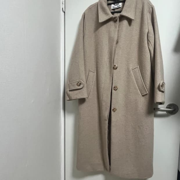 Ame Studio 베이지 롱 코트