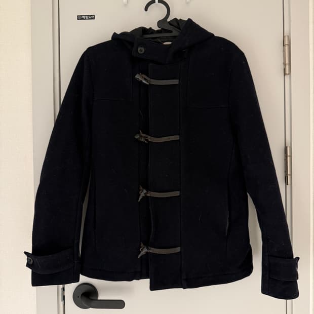 빈티지 더플 숏 코트