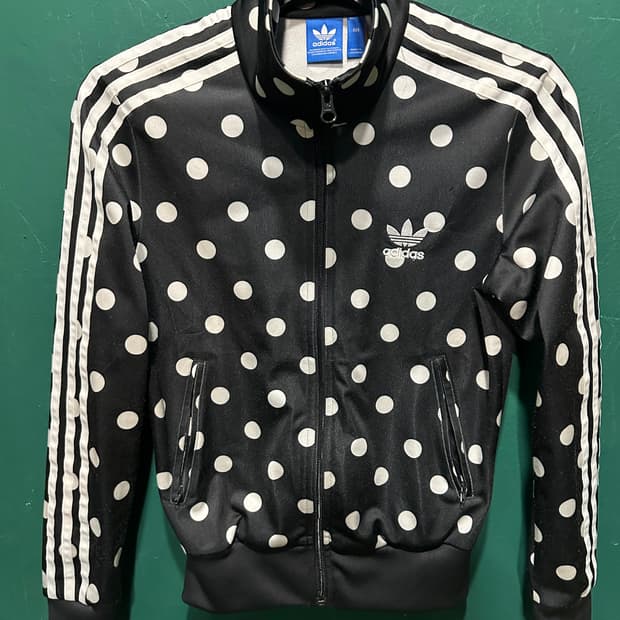 아디다스 도트 땡땡이 트랙탑져지 85