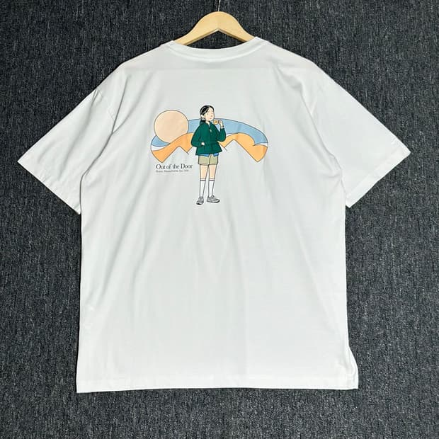 뉴발란스 반팔티 흰색 XL