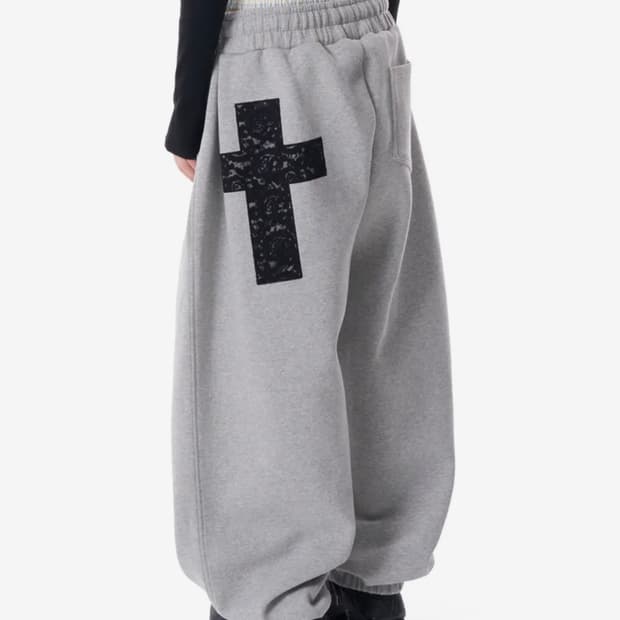 아캄 Laced CROS2 Patch Sweatpants