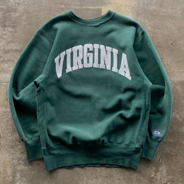 90s 챔피온 리버스위브 스웻셔츠 VIRGINIA