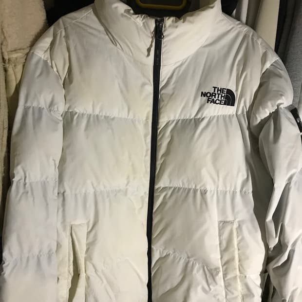 노스페이스 화이트노벨 패딩 M