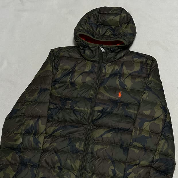 S 폴로랄프로렌 카무플라쥬 경량 패딩